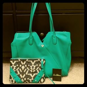 EUC Sam Edelman Emery Leather Tote